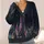 Colorful Celestial Woodland Nightscape for Cozy Winter Evenings and Everyday Layering All-over Print Knitted Cardigan - 4