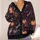 Halloween Pumpkins, Roses And Spiderwebs For Cozy Autumn Nights And Fall Outings All-over Print Knitted Cardigan - 4