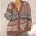 Vintage Blush Floral Garden for Cozy Autumn Days and Everyday Layering All-over Print Knitted Cardigan - 4