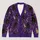 Black Cat Witchcraft Motifs for Cozy Halloween Nights and Everyday Autumn Layering All-over Print Knitted Cardigan - 1