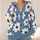 Ivory Daisy Floral Motif for Cozy Autumn Layering and Everyday Casual Style All-over Print Knitted Cardigan - 4
