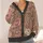 Vintage Terracotta Floral Paisley Botanical Motifs for Everyday Layering and Weekend Style All-over Print Knitted Cardigan - 4