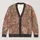 Vintage Terracotta Floral Paisley Botanical Motifs for Everyday Layering and Weekend Style All-over Print Knitted Cardigan - 1