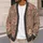 Vintage Terracotta Floral Paisley Botanical Motifs for Everyday Layering and Weekend Style All-over Print Knitted Cardigan - 5