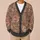 Vintage Terracotta Floral Paisley Botanical Motifs for Everyday Layering and Weekend Style All-over Print Knitted Cardigan - 6
