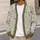Pastel Wildflower Meadow Motifs for Relaxed Spring Layering and Everyday Cottage Style All-over Print Knitted Cardigan - 5