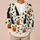 Black Cats And Jack-O'-Lanterns For Cozy Autumn Halloween Days All-over Print Knitted Cardigan - 6
