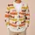 Playful Dachshund Dogs and Autumn Color Bands for Cozy Everyday Layering Style Wear All-over Print Knitted Cardigan - 6