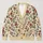 Vintage Cream Floral Blooms for Cozy Autumn Days and Everyday Layering All-over Print Knitted Cardigan - 1