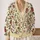 Vintage Cream Floral Blooms for Cozy Autumn Days and Everyday Layering All-over Print Knitted Cardigan - 2