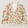 Orange Wildflower Sprigs for Cozy Autumn Layering and Relaxed Everyday Style All-over Print Knitted Cardigan - 1