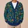 Abstract Botanical Blooms for Colorful Everyday Layering and Creative Style All-over Print Knitted Cardigan - 6