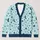 Celestial Moon And Star Night Sky Motifs For Cozy Bedtime Lounging At Home All-over Print Knitted Cardigan - 1
