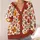 Autumn Maple Leaves And Berry Sprigs For Cozy Seasonal Layering And Nature-Loving Women All-over Print Knitted Cardigan - 4
