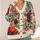 Watercolor Poppy And Anemone Blooms For Relaxed Autumn Garden Days And Layering All-over Print Knitted Cardigan - 4