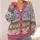 Vintage Floral Folk Garden Blooms for Cozy Autumn Layering and Everyday Wear for Women All-over Print Knitted Cardigan - 4