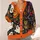 Pumpkin, Black Cat and Haunted House Halloween Autumn Fall Style for Women All-over Print Knitted Cardigan - 4