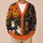 Pumpkin, Black Cat and Haunted House Halloween Autumn Fall Style for Women All-over Print Knitted Cardigan - 6