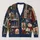Santa and Snowman Holiday Scenes for Cozy Christmas Gatherings and Festive Winter Wear All-over Print Knitted Cardigan - 1