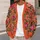 Coral Botanical Birds and Wildflowers for Cozy Autumn Layering, Women's Nature Style All-over Print Knitted Cardigan - 5