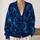 Gold Pumpkins And Starry Night Skies For Cozy Autumn Halloween Evenings All-over Print Knitted Cardigan - 2