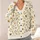 Wildflower Bee Motifs For Garden Days And Nature Lovers All-over Print Knitted Cardigan - 4
