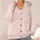 Blush Rose Floral Embroidery Style for Soft Everyday Layering and Youthful Outfits All-over Print Knitted Cardigan - 4