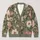 Blush Rose And Ivory Garden Flowers For Relaxed Everyday Layering All-over Print Knitted Cardigan - 1