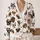 Whimsical Eyeglass-Wearing Dog Faces for Cozy Everyday Layering and Animal Lovers All-over Print Knitted Cardigan - 2