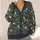 Honeybee And Wildflower Motifs For Nature Lovers And Everyday Layering All-over Print Knitted Cardigan - 4