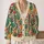 Desert Cactus And Wildflower Motifs For Everyday Southwestern Bohemian Style All-over Print Knitted Cardigan - 2