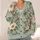 Vintage Sage And Blush Botanical Blooms For Relaxed Everyday Layering All-over Print Knitted Cardigan - 4