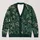 Forest Ferns and Ivory Blooms for Cozy Autumn Garden Walks and Everyday Nature Style All-over Print Knitted Cardigan - 1