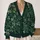 Forest Ferns and Ivory Blooms for Cozy Autumn Garden Walks and Everyday Nature Style All-over Print Knitted Cardigan - 2