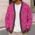 Magenta Glitter Speckle Style for Bold Everyday Layering and Evening Wear All-over Print Knitted Cardigan - 5