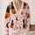Black Cats on Jack-o'-Lanterns for Cozy Halloween Evenings and Autumn Gatherings All-over Print Knitted Cardigan - 2