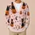 Black Cats on Jack-o'-Lanterns for Cozy Halloween Evenings and Autumn Gatherings All-over Print Knitted Cardigan - 6