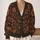 Rust Botanical Blooms for Cozy Autumn Outings and Everyday Layering for Women All Season All-over Print Knitted Cardigan - 2