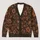 Rust Botanical Blooms for Cozy Autumn Outings and Everyday Layering for Women All Season All-over Print Knitted Cardigan - 1