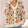 Pumpkin Maple Leaf And Pinecone Autumn Style For Cozy Everyday Layering All-over Print Knitted Cardigan - 4