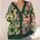 Green Butterfly Freedom Collage for Creative Everyday Layering and Nature Lovers All-over Print Knitted Cardigan - 4