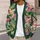 Green Butterfly Freedom Collage for Creative Everyday Layering and Nature Lovers All-over Print Knitted Cardigan - 5