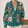 Colorful Watercolor Wildflowers for Everyday Layering and Relaxed Garden Style for Women All-over Print Knitted Cardigan - 2