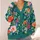 Colorful Watercolor Wildflowers for Everyday Layering and Relaxed Garden Style for Women All-over Print Knitted Cardigan - 4