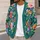 Colorful Watercolor Wildflowers for Everyday Layering and Relaxed Garden Style for Women All-over Print Knitted Cardigan - 5