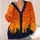 Haunted House and Flying Bats for Spooky Halloween Nights and Cozy Autumn Gatherings All-over Print Knitted Cardigan - 4