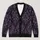 Purple Gothic Damask for Halloween Nights and Dark Academia Everyday Style All-over Print Knitted Cardigan - 1