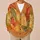Colorful Autumn Leaves For Cozy Fall Layering And Everyday Style All-over Print Knitted Cardigan - 6