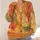 Colorful Autumn Leaves For Cozy Fall Layering And Everyday Style All-over Print Knitted Cardigan - 4