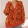 Autumn Leaves and Golden Florals for Cozy Fall Layering, Elegant Women's Seasonal Style All-over Print Knitted Cardigan - 4